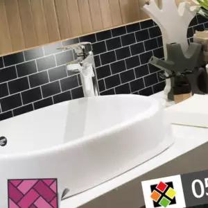 타일 데코타일 벽돌 인테리어 타일시트 스티커타일 타일스티커 포인트타일 58 E1W8E9A208