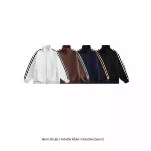 토르 남자 집업 가디건 빈티지 스리 하이넥 재킷 가을 루즈핏 더블 커플 OPH3