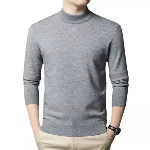 썬더볼츠 스웨터 터틀넥 폴라 컬러 깔끔한 반 남친 남성 니트 캐주얼 이너 KKE1