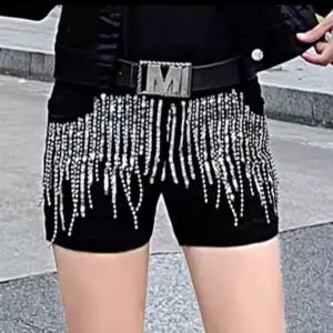 무대복 스팽글 반짝이 장식 반바지 댄스 공연