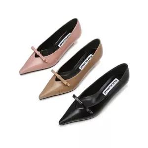 JILL BY JILLSTUART 질바이질스튜어트 엘리 포인트 리본 펌프스-3color JLSO4F131BK JLSO4F132I2 JLSO4F134