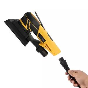 전기 랜덤 궤도 샌딩기 미니 광택기 플러그 가능한 와이어 중앙 진공 코너 샌딩 머신 목재 작업용 350W