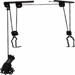 자전거 행거 - 또는 사다리를 위한 100파운드 용량의 오버헤드 호이스트 풀리 시스템 Rad Sportz의 안전한