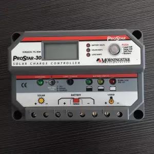 PWM 30A Morningstar 태양광 충전기 컨트롤러 PS-30 12V 24V LCD 스크린 가정용 시스템용 Prostar