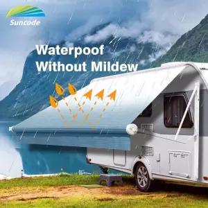 선코드 프리미엄 RV 차양 원단 교체 튼튼한 방수 비닐 캐노피 캠핑 트레일러 모터홈용 유니버설 핏