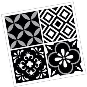 모던블랙 스티커 주방스티커 타일스티커 CSGT-42 북유럽풍 벽면 그래픽타일 타일 E1WB06AE38