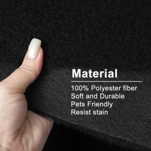 스피커용 KEPYDRMTF 47inx71in 블랙 언더펠트 카펫 서브 박스 오토 RV 보트 마린 트럭 자동차 트렁크 펠트