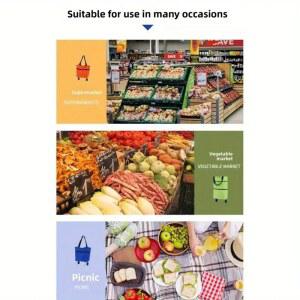 접이식 휴대용 쇼핑 카트 손수레 배낭형 가정용 가벼운 바퀴