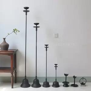 복고 긴 촛대 캔들 클래식 스탠드 홀더 장식 램프 롱