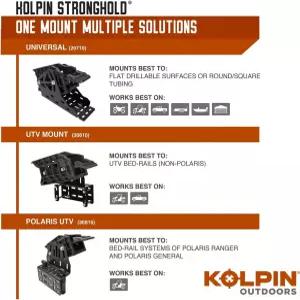 콜핀 스트롱홀드 오토 래치 마운트 - 30810 블랙 유니버설 UTV