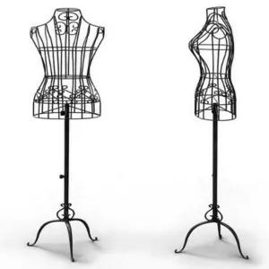 철제마네킹 상반신 여자 스탠드 웨딩 여성용 소품 옷걸이 행거 디피 촬영 마네킨 받침대