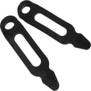 ATV 4륜 오토바이용 팩 랙 노브용 고무 스너버 건 스트랩(4팩)