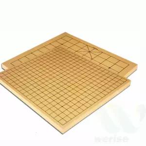 위라이즈 평판 바둑판 25MM 알까기판 미니장기판 원목바둑판 오목판 나무장기판