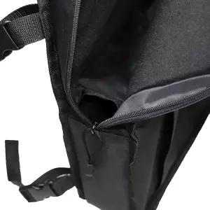 MYDAYS UTV용 더블 건 랙 개선된 스타일의 총기 운반 소총 케이스 후면 보관 가방 롤 케이지 화물 정리함