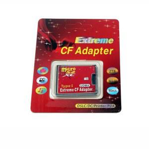 머스트포인트 싱글 슬롯 마이크로 SD TF에서 CF 어댑터 UDMA 컴팩트 카드 홀더 타입 I 변환기 블랙