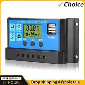 LCD 디스플레이가 있는 태양광 충전 및 방전 컨트롤러 재생 에너지 시스템용 듀얼 USB 자동 패널 충전기