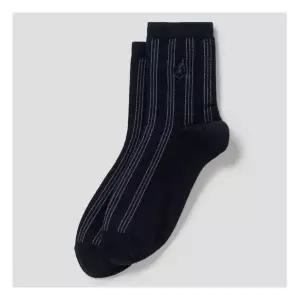[매장정품] [빈폴] 남성 스트라이프 중목 양말 -네이비 BE58KTM14R 026(남성)