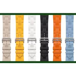 새롭게 출시된 Apple Watch Hermes 46mm Kilim 싱글 투어 밴드 (색상 선택 가능)