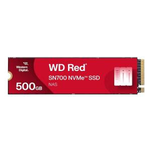NAS 기기용 웨스턴 디지털 500GB WD 레드 SN700 NVMe 내장 솔리드 스테이트 드라이브 SSD - 3세대 PCIe, M.2 2280, 최대 3,430MB/s WDS500G1R0C