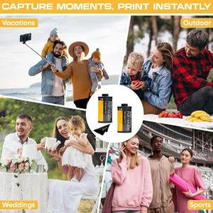 코닥 초상화 400 필름 - 35mm 카메라용 36exp 롤 2팩 발벨리 프리미엄 극세사 천 포함