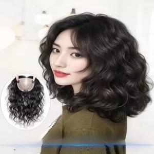 부분가발 인모 정수리 앞머리 붙임머리 사이드뱅 탈모커버 증모술