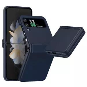 Z Flip 4/3 전용 케이스 힌지 보호 풀 커버 충격 방지 슬림 삼성 갤럭시 플립 4/3용 (다크 블루)_167712