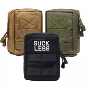 밀리터리 가방 밸크로 포인트 미니 전술  가방 튼튼 허리띠 휴대용 15x11cm