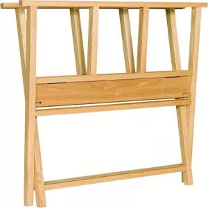 크리에이티브 마크 접이식 목재 대형 인쇄 랙 - 캔버스 아트 인쇄물 패널 포스터 갤러리 쇼 보관 [비치우드