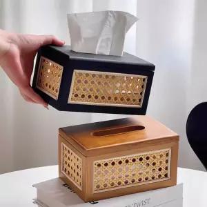 일본산 단단한 나무 티슈 상자 각티슈케이스 동남아스탈
