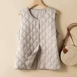 EAMT 여친 이너 패딩조끼 웰론 조끼 경량 다운 보온 코트 YJ1