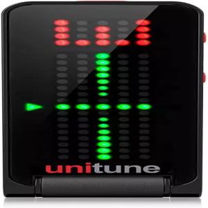 스트로브 및 크로매틱 모드와 108개의 LED 매트릭스 디스플레이가 있는 TC 일렉트로닉 유니튠 클립 누아르