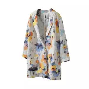 EAMT 여사친 빈티지 봄 모시 재킷 디자인 코트 루즈핏 EUNG1