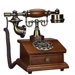 엔틱 전화기 클래식 수화기 옛날 카페 버튼식 유럽풍