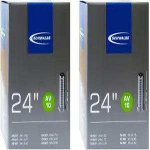슈발베 AV10 인넨슐라우치 슈바르츠 24인치 x 1.5(40mm 슈레이더 밸브) 2개