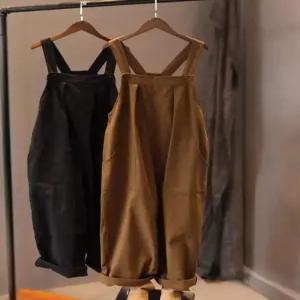 봄 가을 오버핏 멜빵바지 루즈핏 커피 점프수트 귀여운멜빵