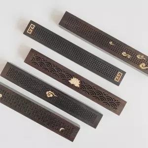 인센스홀더 인센스챔버 흑단목 우드 인센스스틱홀더 향받침대 인센스버너