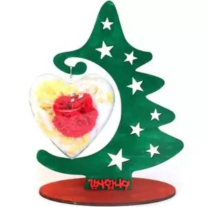 (5명용) 카네이션 품은 나무 A타입 원형 투명케이스 어버이날 스승의날 감사 선물