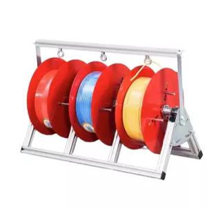 전선 선통대 랜선포설 드럼 권취기 카트 현장 롤러