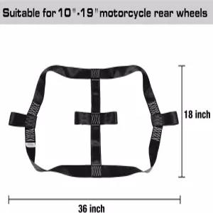 섬플럭트 유니버설 모터사이클 후륜 타이어용 타이다운 스트랩 스포츠 바이크 더트 전기 타이어 운송을
