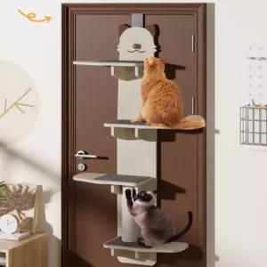 문걸이 원룸 -2 12mm 방문걸이 스크래쳐 고강도 황오크 팬다 도어 캣타워