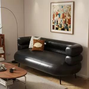 인조가죽 노래방쇼파 카페 소파 2인용 의자 거실 엔틱