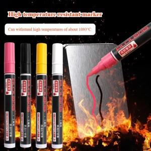 고온 방지 페인트 마커 내마모성 퇴색하기 쉽지 않음 금속 플라스틱 유리 세라믹 페인팅 낙서 마킹