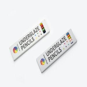 언더 글레이즈 연필. 세트 당 6 색 도자기 페인트 유약 DIY 세라믹 도구