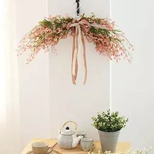 하나하나 엮어서 만드는 수작업 베리베리 가렌더 볼가렌더 리스 조화 조화장식 벽걸이조화