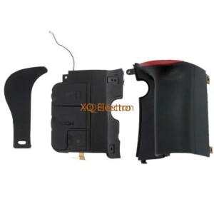 Nikon D600 카메라 부품 용 3PCS USB HDMI 호환 마이크 전면 그립 바디 하단 고무 커버 장치의 새 원본 세