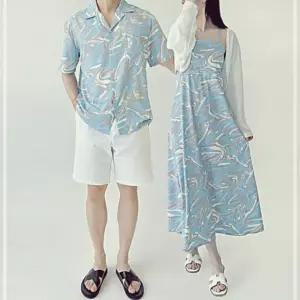 롱비치 남여 커플비치웨어 GSS 원피스 SH221-DR221 JWF69E60