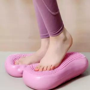 에어스텝퍼 쿠션 홈트레이닝 코어 제자리 걷기 워킹 BK-05 스텝퍼 에어로워킹스텝퍼 다리헬스 발마사지