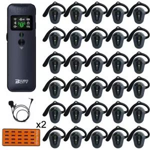 무선 투어 가이드 시스템 그린 레이저 포인터 내장 교육용