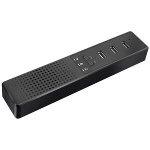 마이크 및 허브가 있는 컴퓨터 스피커 USB 회의 화상 PC 3 in 1