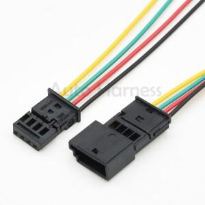 1개 4홀 자동차 대시 레코더 전기 케이블 커넥터 저전류 플라스틱 하우징 소켓 0-1452576-1 968813-1